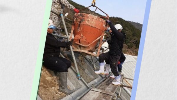 粟野川河川堤防工事(*’ω’*)